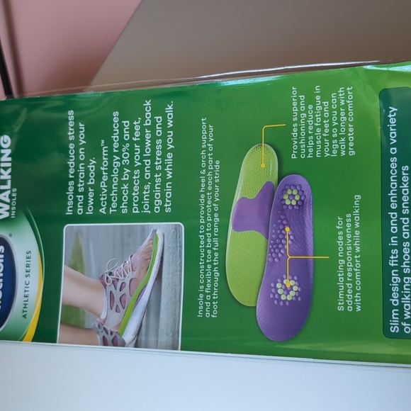 Heel pain, heel cushions, walking insoles, women - Picture 8 of 10